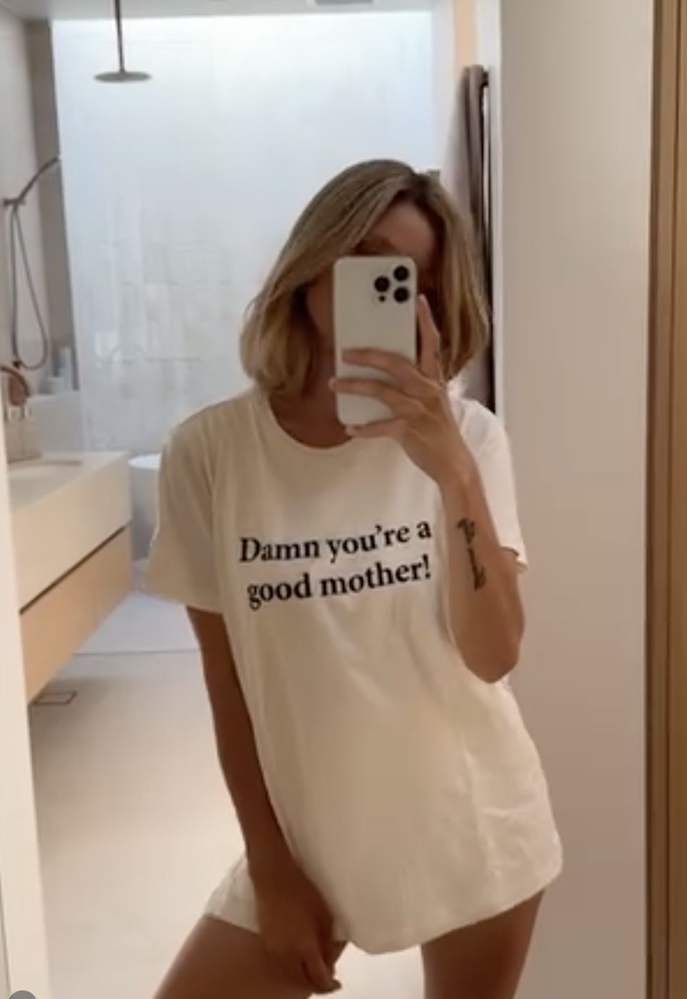 Damn you're a good mother tee