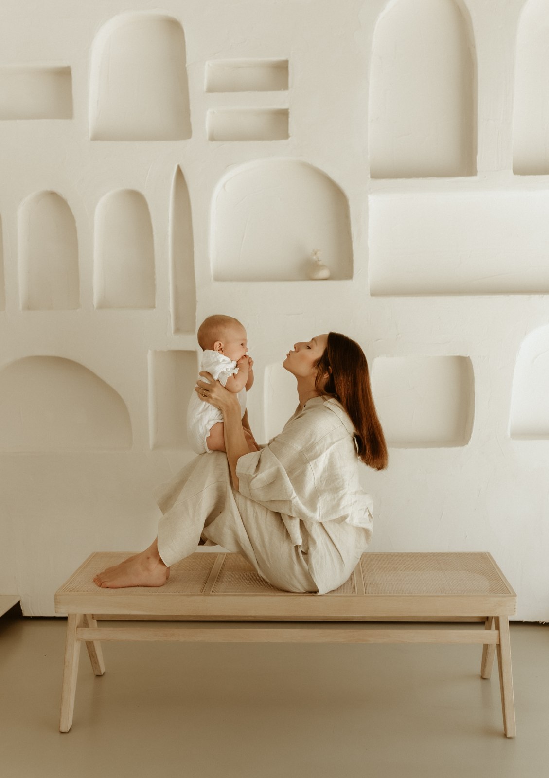 Rebecca Brooke Taylor with her baby
